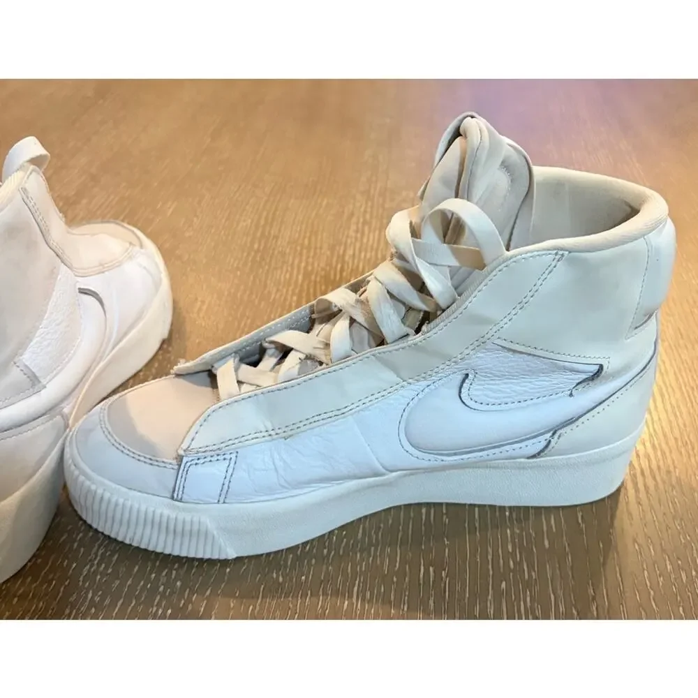 Nike Blazer Mid Victory‎ Sneakers Women's Sz 7.5 White DR2948-100 Leather